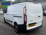 USED 2020 70 FORD TRANSIT CUSTOM 2.0 300 EcoBlue Leader Panel Van 5dr Diesel Manual L1 H1 Euro 6 (s/s) (105 ps) This 2020 Ford Transit Custom presents a superb ownership opportunity, having been meticulously maintained by just one owner from new. As a 2.0 300 EcoBlue Leader L1 H1 Euro 6 model, this van combines a robust 2.0 litre diesel engine with the practical Leader trim. Its Euro 6 compliance ensures it meets current emissions standards, and a clear vehicle history check provides peace of mind. You can expect impressive efficiency with this Transit Custom, achieving a notable 45 miles per gallon.