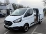 USED 2020 70 FORD TRANSIT CUSTOM 2.0 300 EcoBlue Leader Panel Van 5dr Diesel Manual L1 H1 Euro 6 (s/s) (105 ps) This 2020 Ford Transit Custom presents a superb ownership opportunity, having been meticulously maintained by just one owner from new. As a 2.0 300 EcoBlue Leader L1 H1 Euro 6 model, this van combines a robust 2.0 litre diesel engine with the practical Leader trim. Its Euro 6 compliance ensures it meets current emissions standards, and a clear vehicle history check provides peace of mind. You can expect impressive efficiency with this Transit Custom, achieving a notable 45 miles per gallon.