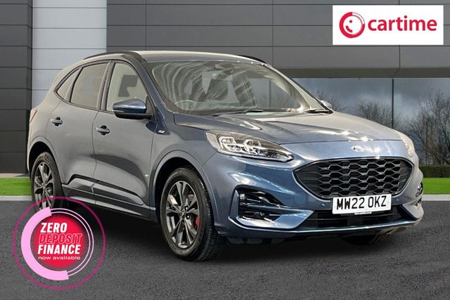 View our Ford Kuga 2.5h Duratec ST-Line Edition SUV 5dr Petrol Hybrid CVT Euro 6 (s/s) (190 ps) Rear View Camera, Front / Rear Parking Sensors, Ford SYNC3 Navigation, Handsfree Power Tailgate, 18In Alloys