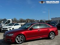 USED 2017 66 AUDI A4 2.0 TDI S line Saloon 4dr Diesel S Tronic quattro Euro 6 (s/s) (190 ps) 