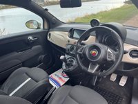 USED 2014 64 ABARTH 500 1.4 T-Jet Hatchback 3dr Petrol Manual Euro 5 (135 bhp) STUNNING BEIGE CAPPUCCINO