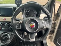 USED 2014 64 ABARTH 500 1.4 T-Jet Hatchback 3dr Petrol Manual Euro 5 (135 bhp) STUNNING BEIGE CAPPUCCINO