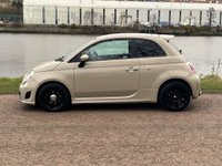 USED 2014 64 ABARTH 500 1.4 T-Jet Hatchback 3dr Petrol Manual Euro 5 (135 bhp) STUNNING BEIGE CAPPUCCINO