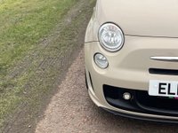 USED 2014 64 ABARTH 500 1.4 T-Jet Hatchback 3dr Petrol Manual Euro 5 (135 bhp) STUNNING BEIGE CAPPUCCINO