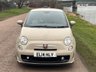 USED 2014 64 ABARTH 500 1.4 T-Jet Hatchback 3dr Petrol Manual Euro 5 (135 bhp) STUNNING BEIGE CAPPUCCINO
