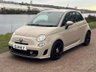 USED 2014 64 ABARTH 500 1.4 T-Jet Hatchback 3dr Petrol Manual Euro 5 (135 bhp) STUNNING BEIGE CAPPUCCINO