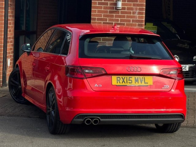2015 AUDI A3 2015 2.0 TDI S line Sportback S Tronic quattro Euro 6 (s/s) 5dr - Photo 3