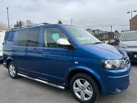 USED 2014 X VOLKSWAGEN TRANSPORTER 2.0 BiTDI T32 Highline Kombi 4dr Diesel DSG 4MOTION L3 H1 (178 bhp) FSH (11 SERVICES) !!!!!  FRESH CAMBELT + MOT + SERVICE !!!