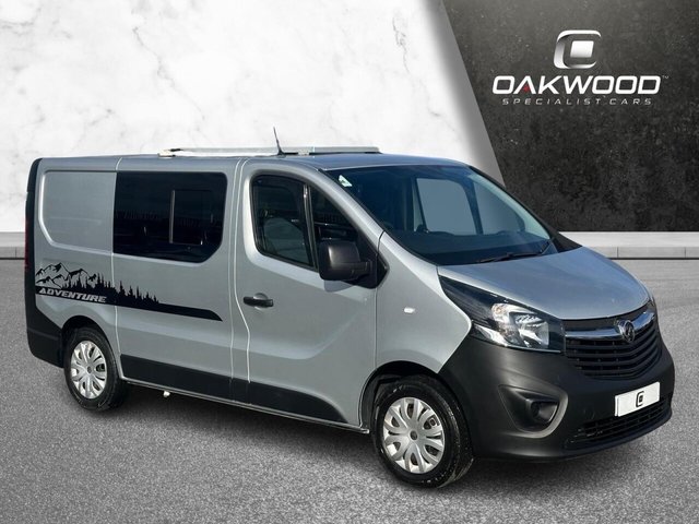 View our Vauxhall Vivaro 1.6 CDTi 2700 CAMPERVAN 5dr Diesel Manual L1 H1 Euro 6 (95 ps)