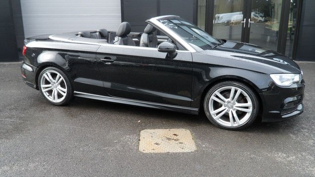 2014 AUDI A3 CABRIOLET 2.0 TDI S line Convertible 2dr Diesel Manual Euro 6 (s/s) (150 ps)SAT-NAV,1/2 LEATHER,£20 ROAD TAX. - Photo 2
