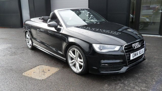 2014 AUDI A3 CABRIOLET 2.0 TDI S line Convertible 2dr Diesel Manual Euro 6 (s/s) (150 ps)SAT-NAV,1/2 LEATHER,£20 ROAD TAX. - Photo 4
