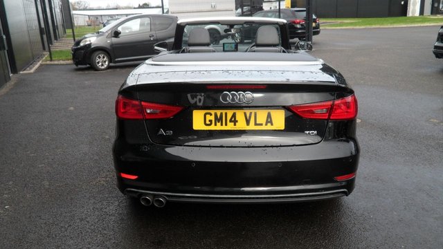 2014 AUDI A3 CABRIOLET 2.0 TDI S line Convertible 2dr Diesel Manual Euro 6 (s/s) (150 ps)SAT-NAV,1/2 LEATHER,£20 ROAD TAX. - Photo 11