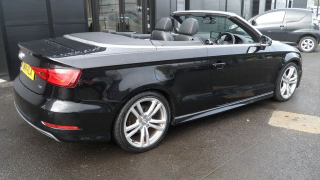 2014 AUDI A3 CABRIOLET 2.0 TDI S line Convertible 2dr Diesel Manual Euro 6 (s/s) (150 ps)SAT-NAV,1/2 LEATHER,£20 ROAD TAX. - Photo 12