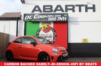 USED 2023 73 ABARTH 695 1.4 T-Jet Competizione Hatchback 3dr Petrol Auto Euro 6 (180 bhp) RACING ORANGE--Bi XENON--HiFi By Beats--SAVRAPPOSTO EXHAUST