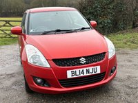 USED 2014 14 SUZUKI SWIFT 1.2 SZ4 Hatchback 3dr Petrol Manual Euro 5 (94 ps) low mileage