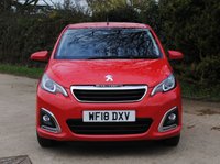 USED 2018 18 PEUGEOT 108 1.2 PureTech Allure Hatchback 5dr Petrol Manual Euro 6 (82 ps) www.suffolkcarcentre.co.uk - Located at Ilketshall