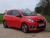 USED 2018 18 PEUGEOT 108 1.2 PureTech Allure Hatchback 5dr Petrol Manual Euro 6 (82 ps) www.suffolkcarcentre.co.uk - Located at Ilketshall