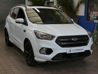 USED 2018 18 FORD KUGA 2.0 TDCi ST-Line X SUV 5dr Diesel Powershift AWD Euro 6 (s/s) (180 ps) SAT NAV SUNROOF CARPLAY PART LEATHER HEATED SEATS CRUISE CONTROL PARK ASSIST PARKING SENSORS 2 OWNERS SERVICE HISTORY WARRANTY