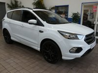 USED 2018 18 FORD KUGA 2.0 TDCi ST-Line X SUV 5dr Diesel Powershift AWD Euro 6 (s/s) (180 ps) SAT NAV SUNROOF CARPLAY PART LEATHER HEATED SEATS CRUISE CONTROL PARK ASSIST PARKING SENSORS 2 OWNERS SERVICE HISTORY WARRANTY
