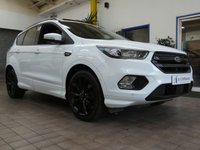 USED 2018 18 FORD KUGA 2.0 TDCi ST-Line X SUV 5dr Diesel Powershift AWD Euro 6 (s/s) (180 ps) SAT NAV SUNROOF CARPLAY PART LEATHER HEATED SEATS CRUISE CONTROL PARK ASSIST PARKING SENSORS 2 OWNERS SERVICE HISTORY WARRANTY