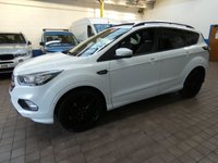 USED 2018 18 FORD KUGA 2.0 TDCi ST-Line X SUV 5dr Diesel Powershift AWD Euro 6 (s/s) (180 ps) SAT NAV SUNROOF CARPLAY PART LEATHER HEATED SEATS CRUISE CONTROL PARK ASSIST PARKING SENSORS 2 OWNERS SERVICE HISTORY WARRANTY