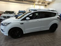 USED 2018 18 FORD KUGA 2.0 TDCi ST-Line X SUV 5dr Diesel Powershift AWD Euro 6 (s/s) (180 ps) SAT NAV SUNROOF CARPLAY PART LEATHER HEATED SEATS CRUISE CONTROL PARK ASSIST PARKING SENSORS 2 OWNERS SERVICE HISTORY WARRANTY