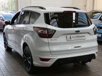 USED 2018 18 FORD KUGA 2.0 TDCi ST-Line X SUV 5dr Diesel Powershift AWD Euro 6 (s/s) (180 ps) SAT NAV SUNROOF CARPLAY PART LEATHER HEATED SEATS CRUISE CONTROL PARK ASSIST PARKING SENSORS 2 OWNERS SERVICE HISTORY WARRANTY
