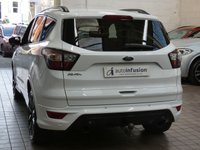 USED 2018 18 FORD KUGA 2.0 TDCi ST-Line X SUV 5dr Diesel Powershift AWD Euro 6 (s/s) (180 ps) SAT NAV SUNROOF CARPLAY PART LEATHER HEATED SEATS CRUISE CONTROL PARK ASSIST PARKING SENSORS 2 OWNERS SERVICE HISTORY WARRANTY