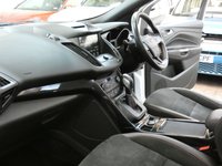 USED 2018 18 FORD KUGA 2.0 TDCi ST-Line X SUV 5dr Diesel Powershift AWD Euro 6 (s/s) (180 ps) SAT NAV SUNROOF CARPLAY PART LEATHER HEATED SEATS CRUISE CONTROL PARK ASSIST PARKING SENSORS 2 OWNERS SERVICE HISTORY WARRANTY