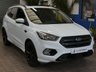 USED 2018 18 FORD KUGA 2.0 TDCi ST-Line X SUV 5dr Diesel Powershift AWD Euro 6 (s/s) (180 ps) SAT NAV SUNROOF CARPLAY PART LEATHER HEATED SEATS CRUISE CONTROL PARK ASSIST PARKING SENSORS 2 OWNERS SERVICE HISTORY WARRANTY
