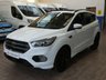 USED 2018 18 FORD KUGA 2.0 TDCi ST-Line X SUV 5dr Diesel Powershift AWD Euro 6 (s/s) (180 ps) SAT NAV SUNROOF CARPLAY PART LEATHER HEATED SEATS CRUISE CONTROL PARK ASSIST PARKING SENSORS 2 OWNERS SERVICE HISTORY WARRANTY