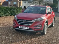 USED 2017 67 HYUNDAI TUCSON 1.6 GDi Blue Drive SE Nav SUV 5dr Petrol Manual Euro 6 (s/s) (132 ps) 65000 miles