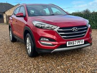 USED 2017 67 HYUNDAI TUCSON 1.6 GDi Blue Drive SE Nav SUV 5dr Petrol Manual Euro 6 (s/s) (132 ps) 65000 miles