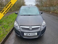 USED 2014 14 VAUXHALL ZAFIRA 1.7 CDTi ecoFLEX Design MPV 5dr Diesel Manual Euro 5 (SNav) (110 ps) Great Spec with Sat Nav
