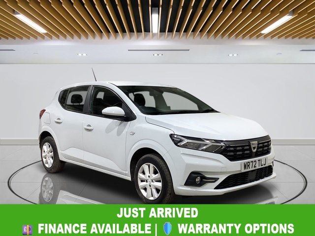 2022 72 DACIA SANDERO 1.0 TCe Comfort Hatchback 5dr Petrol Manual Euro 6 (s/s) (90 ps) Bluetooth | Central Locking