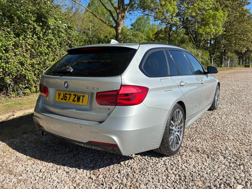USED 2017 67 BMW 3 SERIES 2.0 318d M Sport Touring 5dr Diesel Auto Euro 6 (s/s) (150 ps) &pound;zero deposit finance