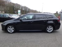 USED 2022 71 TOYOTA COROLLA 1.8 VVT-h GPF Icon Tech Touring Sports 5d Petrol Hybrid CVT 122 S/S 1 OWNER, FULL SERVICE HISTORY, SAT NAV, APPLE CARPLAY / ANDROID AUTO, REVERSING CAMERA, HEATED SEATS, FRONT & REAR PARKING SENSORS WITH DISPLAY, PARK ASSIST, LANE ASSIST, AUTO HOLD, ADAPTIVE CRUISE CONTROL & SPEED LIMITER, DAB RADIO, BLUETOOTH, VOICE CONTROL, TINTS, CLIMATE CONTROL A/C, DRIVING MODES, ILLUMINATING VANITY MIRRORS, ISO FIX, FOLDING REAR SEATS, TRIP COMPUTER WITH SPEED LIMIT DISPLAY, KEYLESS START, SPACE SAVER SPARE WHEEL, LEATHER MULTIFUNCTION STEERING WHEEL, AUTOMATIC GEARBOX