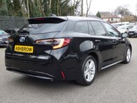 USED 2022 71 TOYOTA COROLLA 1.8 VVT-h GPF Icon Tech Touring Sports 5d Petrol Hybrid CVT 122 S/S 1 OWNER, FULL SERVICE HISTORY, SAT NAV, APPLE CARPLAY / ANDROID AUTO, REVERSING CAMERA, HEATED SEATS, FRONT & REAR PARKING SENSORS WITH DISPLAY, PARK ASSIST, LANE ASSIST, AUTO HOLD, ADAPTIVE CRUISE CONTROL & SPEED LIMITER, DAB RADIO, BLUETOOTH, VOICE CONTROL, TINTS, CLIMATE CONTROL A/C, DRIVING MODES, ILLUMINATING VANITY MIRRORS, ISO FIX, FOLDING REAR SEATS, TRIP COMPUTER WITH SPEED LIMIT DISPLAY, KEYLESS START, SPACE SAVER SPARE WHEEL, LEATHER MULTIFUNCTION STEERING WHEEL, AUTOMATIC GEARBOX