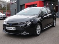USED 2022 71 TOYOTA COROLLA 1.8 VVT-h GPF Icon Tech Touring Sports 5d Petrol Hybrid CVT 122 S/S 1 OWNER, FULL SERVICE HISTORY, SAT NAV, APPLE CARPLAY / ANDROID AUTO, REVERSING CAMERA, HEATED SEATS, FRONT & REAR PARKING SENSORS WITH DISPLAY, PARK ASSIST, LANE ASSIST, AUTO HOLD, ADAPTIVE CRUISE CONTROL & SPEED LIMITER, DAB RADIO, BLUETOOTH, VOICE CONTROL, TINTS, CLIMATE CONTROL A/C, DRIVING MODES, ILLUMINATING VANITY MIRRORS, ISO FIX, FOLDING REAR SEATS, TRIP COMPUTER WITH SPEED LIMIT DISPLAY, KEYLESS START, SPACE SAVER SPARE WHEEL, LEATHER MULTIFUNCTION STEERING WHEEL, AUTOMATIC GEARBOX