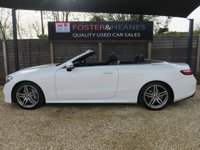 USED 2018 68 MERCEDES-BENZ E-CLASS 2.0 E300 AMG Line Cabriolet 2dr Petrol G-Tronic+ Euro 6 (s/s) (245 ps) GREAT SPEC, COMFORT PACK, CAMERA