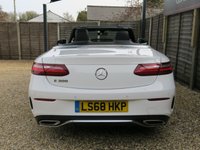 USED 2018 68 MERCEDES-BENZ E-CLASS 2.0 E300 AMG Line Cabriolet 2dr Petrol G-Tronic+ Euro 6 (s/s) (245 ps) GREAT SPEC, COMFORT PACK, CAMERA