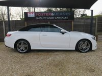 USED 2018 68 MERCEDES-BENZ E-CLASS 2.0 E300 AMG Line Cabriolet 2dr Petrol G-Tronic+ Euro 6 (s/s) (245 ps) GREAT SPEC, COMFORT PACK, CAMERA