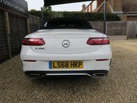 USED 2018 68 MERCEDES-BENZ E-CLASS 2.0 E300 AMG Line Cabriolet 2dr Petrol G-Tronic+ Euro 6 (s/s) (245 ps) GREAT SPEC, COMFORT PACK, CAMERA