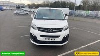 USED 2019 69 VAUXHALL VIVARO White 1.5 Turbo D Euro 6 panel van, 34,000 miles, ULEZ compliant, 6-Speed manual, A/C, Bluetooth, Cruise, DAB, Rear sensors. Plus VAT @ 20%! Boasting exceptionally low mileage for its age, this 2019 Vauxhall Vivaro presents a superb ownership proposition with only one previous owner. This 1.5 Turbo D 2900 Sportive L2 H1 Euro 6 (s/s) 5dr model comes with a full service history, with its last service completed on 2025-08-04 at 29,982 miles, and will be supplied with a 12 month MOT for your peace of mind. The vehicle is equipped with desirable features including Air Conditioning, a comprehensive Multimedia system with Android Auto and A