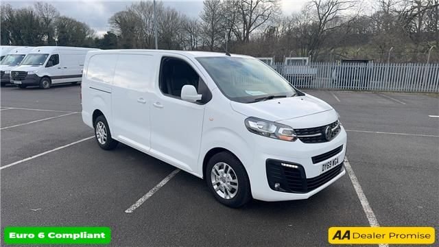 View our Vauxhall Vivaro White 1.5 Turbo D Euro 6 panel van, 34,000 miles, ULEZ compliant, 6-Speed manual, A/C, Bluetooth, Cruise, DAB, Rear sensors. Plus VAT @ 20%!