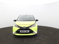 USED 2016 66 TOYOTA AYGO 1.0 VVT-i x-cite 3 Yellow Bi-Tone Hatchback 5dr Petrol Manual Euro 6 (68 ps) BLUETOOTH | REAR VIEW CAMERA