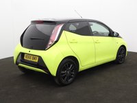 USED 2016 66 TOYOTA AYGO 1.0 VVT-i x-cite 3 Yellow Bi-Tone Hatchback 5dr Petrol Manual Euro 6 (68 ps) BLUETOOTH | REAR VIEW CAMERA