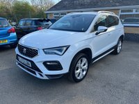 USED 2022 72 SEAT ATECA 2.0 TDI XPERIENCE SUV 5dr Diesel Manual Euro 6 (s/s) (115 ps) 1 Owner - Touchscreen Infotainment System - Front & Rear Parking Sensors - Cruise Control with Speed Limiter - Dual-Zone Climate Control.