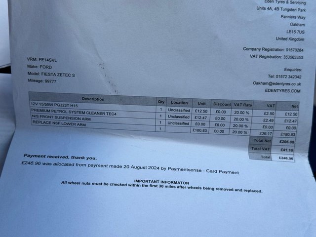 2014 Ford Fiesta 1L Zetec S 3dr - Photo 12