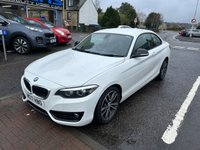 USED 2017 17 BMW 2 SERIES 2.0 218d Sport Coupe 2dr Diesel Auto Euro 6 (s/s) (150 ps) 2 FORMER KEEPERS FROM NEW, TURBO DIESEL, AUTOMATIC "EURO 6"